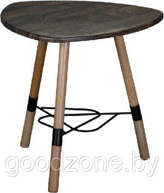 Журнальный столик Мебелик Лючия 2104 (черный/бук/дуб маррон)