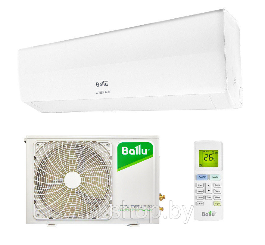 Сплит-система Ballu Greenland BSGR-09HN1_22Y комплект, трубы 1/4 + 3/8