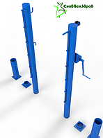 Стойки теннисные со стаканами и крышками