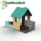 Домик-беседка с палисадником и песочницей, фото 3