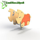 Качалка пружинная "Носорог", фото 3