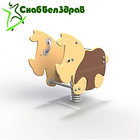 Качалка пружинная "Носорог", фото 4