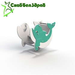Качалка пружинная  "Дельфин"