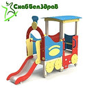 Горка "ПАРОВОЗИК", h=0,6 м, фото 2