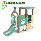 Горка "ПАРОВОЗИК", h=0,6 м, фото 4