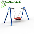 Качели на металлических стойках "Гнездо" пластиковые, фото 2