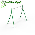 Качели металлические с подвеской с сиденьем резиновым, фото 4