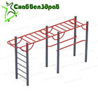 Рукоход двойной с брусьями и шведской стенкой, фото 2