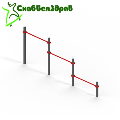 Тройной каскад турников