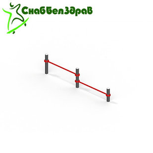 Двойной каскад турников для отжимания