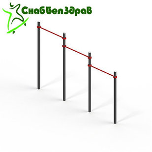 Турник тройной