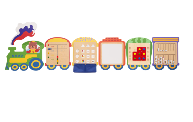 Развивающая панель "Поезд"