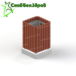 Урна с металлической вставкой