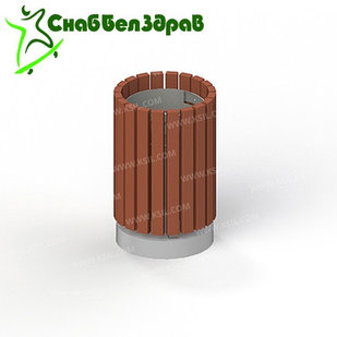 Урна с металлической вставкой