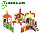 Песочный дворик с горкой "Шахматист", фото 2