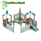 Песочный дворик с горкой "Шахматист", фото 5