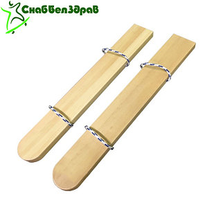 Парные лыжи-шагайки для эстафет