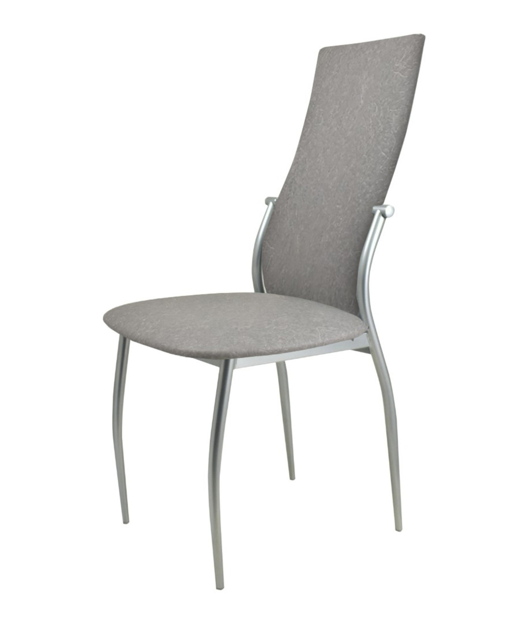 Стул "Комфорт" с утонением эмаль серебро/кожзам стандарт 291
