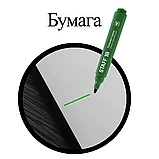 Маркер перманентный зеленый STAFF, круглый наконечник 3 мм, фото 3