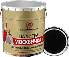 Грунт-эмаль Москвичка 3 в 1 "Мета-МБ", черная (RAL 9005), ведро 5 кг
