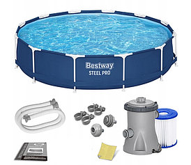 Каркасный бассейн Bestway Steel Pro 56681 с фильтр-насосом (366х76)