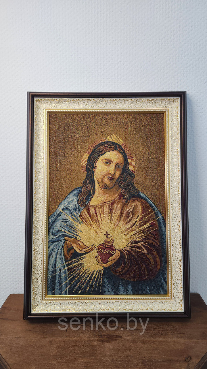Гобелен Г1-Сердце Иисуса, 24*40 см
