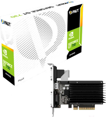 Видеокарта Palit GeForce GT 730 2GB DDR3 (NEAT7300HD46-2080H)