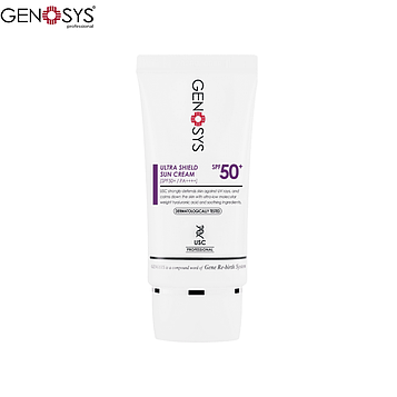 Солнцезащитный крем СПФ 50 Genosys Ultra Shield Sun Cream SPF 50+ PA++++