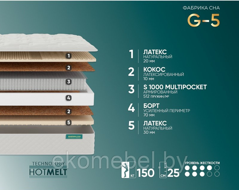 Матрас "G 5" (180х200)