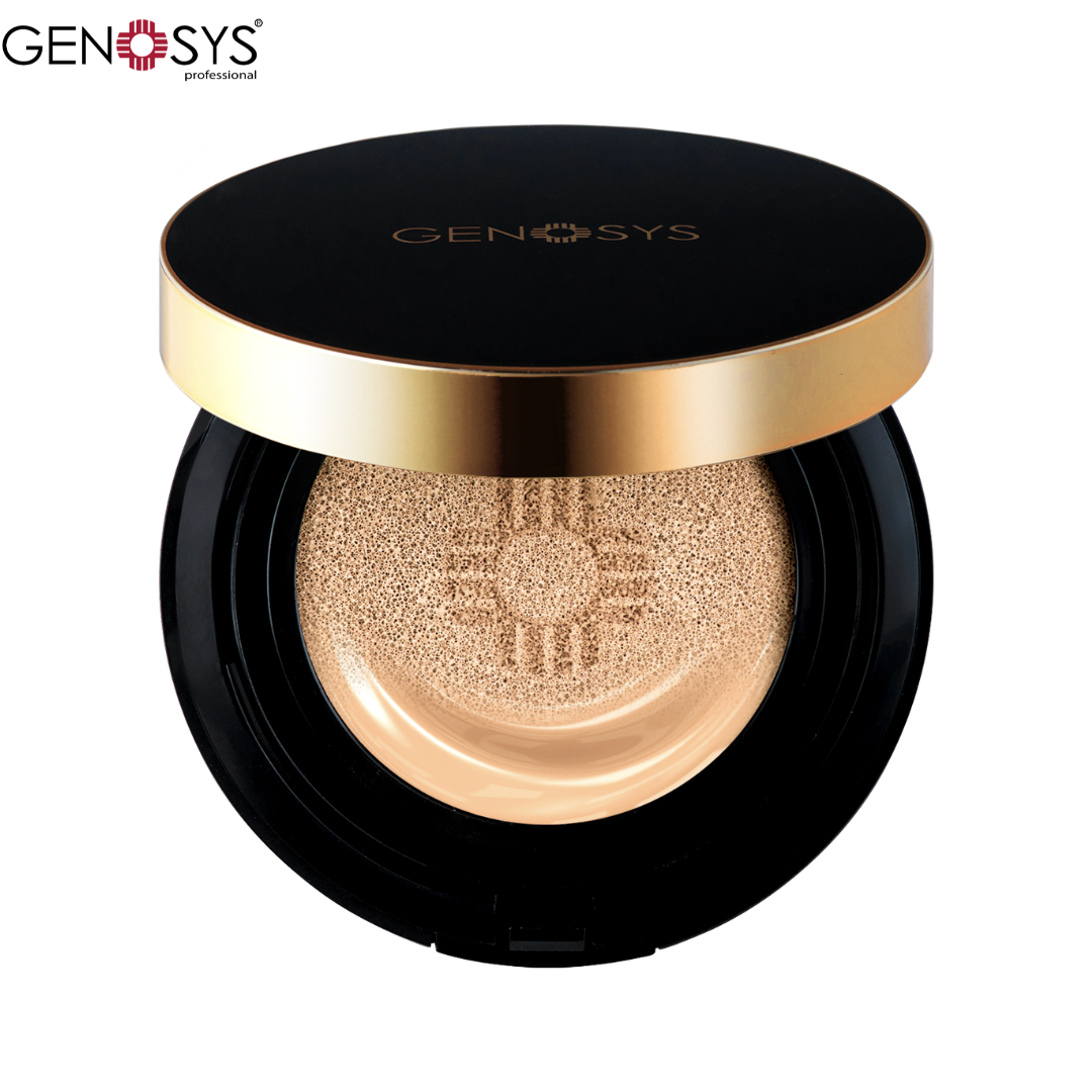BB кушон Genosys Skin Caring Blemish Balm Cushion SPF50 Тон 01 Ivory