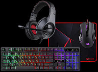Игровой набор 4в1 Redragon S137 ( Клавиатура, мышь, коврик, гарнитура)