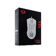 Проводная игровая мышь с RGB Подсветкой Storm Redragon белый