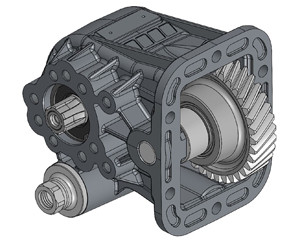 Коробка отбора мощности 00107100137 для КПП IVECO 2840.6