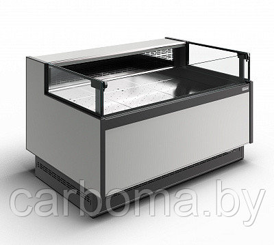 Холодильная витрина Сarboma Bavaria 4 GC110 SM 0,94-2 (с боковинами, открытая) версия 2.0  +2...+6
