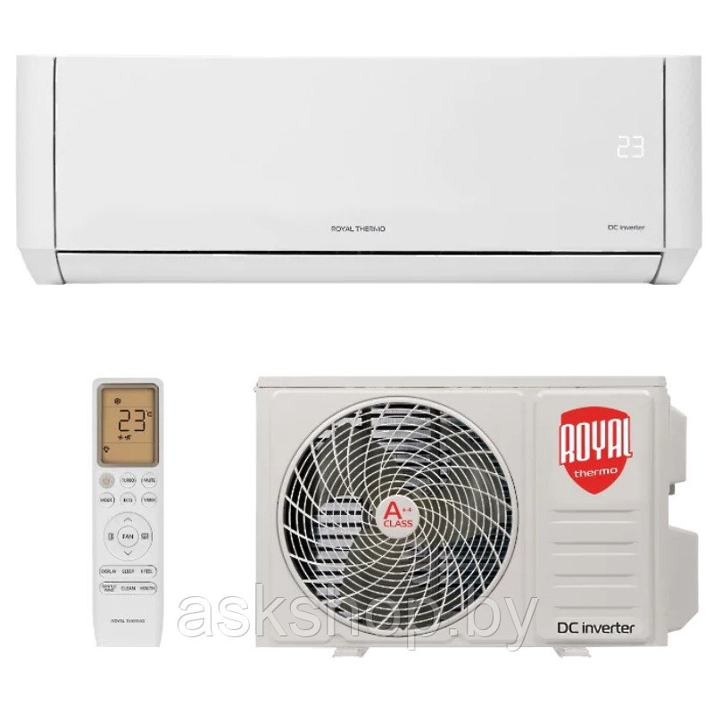 Сплит-система Royal Thermo Barocco DC RTBI-24HN8/white комплект, трубы 1/4 + 1/2