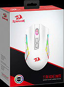 Беспроводная игровая мышь с RGB подсветкой Trident белый Redragon 8000DPI