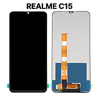 Экран для Realme C15 c тачскрином, черный