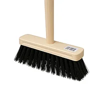 Комплект: Щетка для пола подметальная деревянная 275х50 мм + Черенок