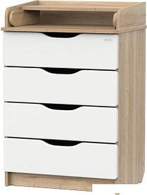 Детский комод Атон Мебель Сириус 604 Wood (дуб галифакс)