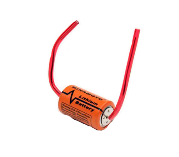 Элемент питания 14250 - Minamoto ER14250, 3.6V, Lithium (типоразмер 1/2AA) с аксиальными выводами