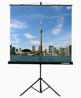 Экран Lumien Eco View LEV-100102, 180х180 см, 1:1, напольный черный
