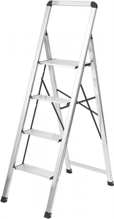 MASTER HOUSE Бриена (алюминиевая), 4 ступени, цвет алюминий 84164