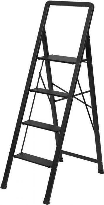 MASTER HOUSE Арья (алюминиевая), 4 ступени, цвет черный 84167