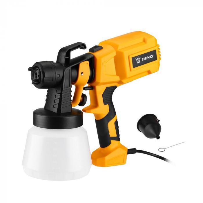 Ручной электрический краскопульт для краски DEKO DKSG600 краскораспылитель