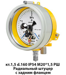 Манометры электроконтактные взрывозащищенные коррозионностойкие ДВ2005фСг1Ехd Кс, ДА2005фСг1Ехd Кс, ДМ2005фСг1 - фото 1 - id-p35028752
