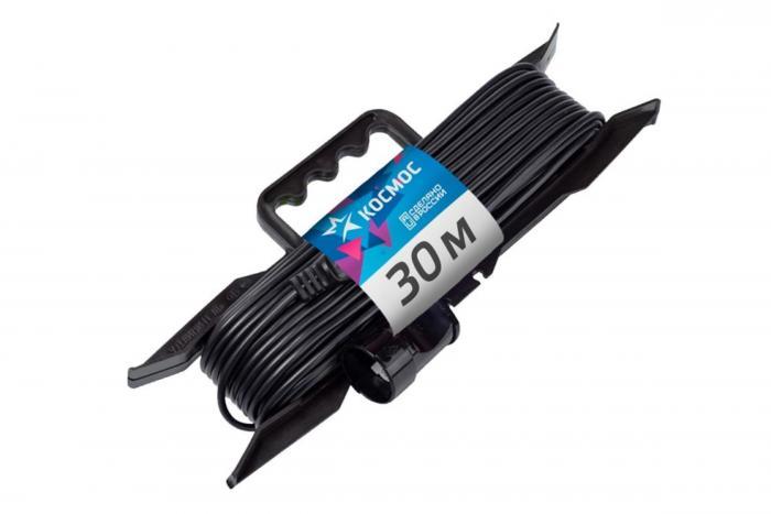 Сетевой удлинитель электрический на рамке 30 метров КОСМОС YPKSM30M-1G(6A) переноска