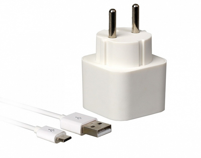 Сетевое зарядное устройство SmartBuy VOLT Combo 3.1A + MicroUsb кабель - фото 1 - id-p35028895