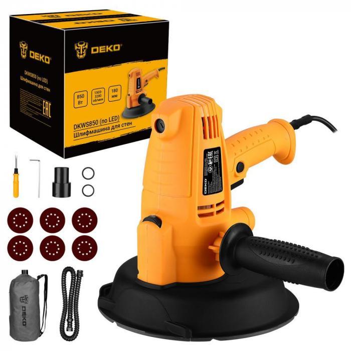 Шлифмашина для стен DEKO DKWS850