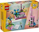 Конструктор LEGO Creator 3 в 1 31169 Пишущая машинка с цветами, фото 2