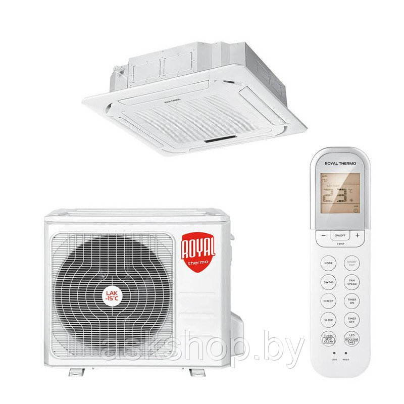 Комплект Royal Thermo Forte Integro RTFC-36LAKHN1 кассетного типа, трубы 3/8 + 3/4